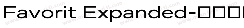 Favorit Expanded字体转换